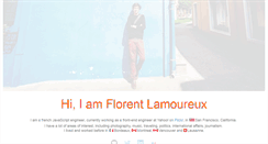 Desktop Screenshot of florentlamoureux.fr